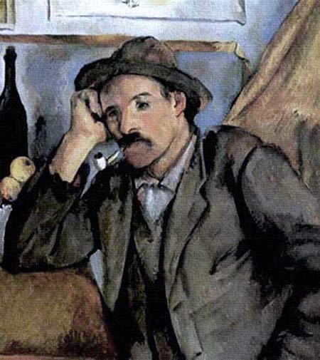 Rostro al estilo impresionista propio de Cézanne.