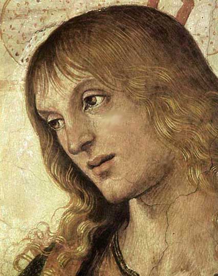 Pintura al agua, fresco por el Perugino.