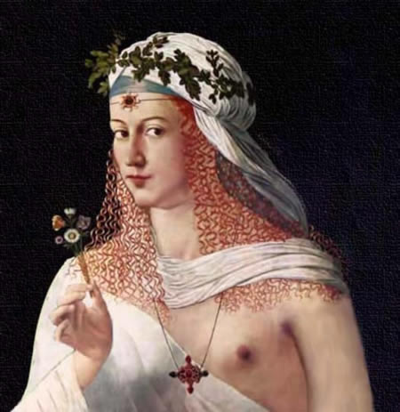 Retrato renacentista por Veneto.