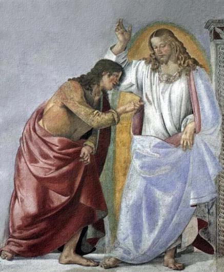 Alegoría bíblica pintada por Signorelli.
