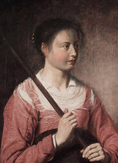 Retrato Barroco de campesina por el holandés De Bray.