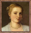 Dama retratada por il Veronese.