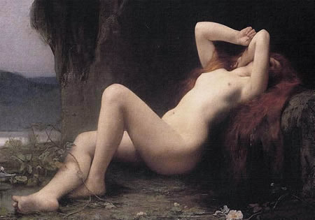 Desnudo francés neoclásico por Lefebvre.