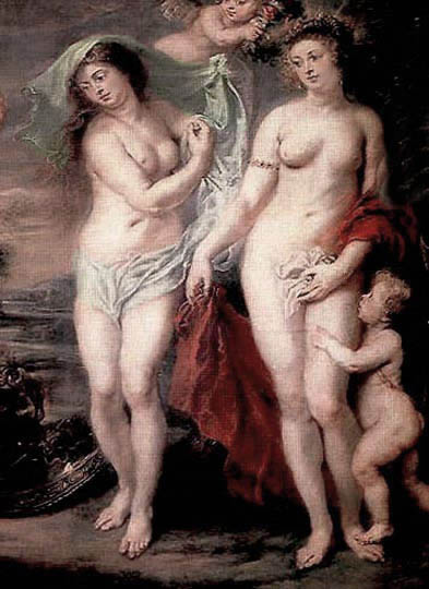 Desnudo del Barroco estilo flamenco por Rubens.