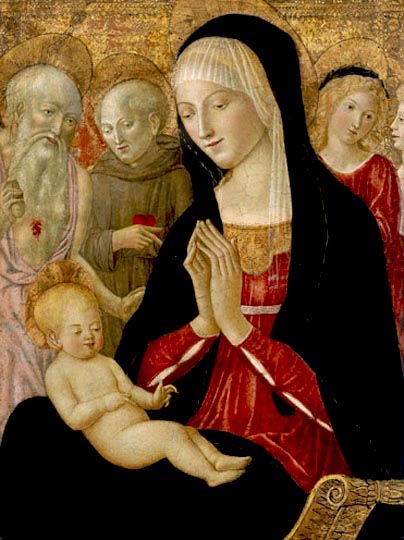 Panel renacentista religioso, perfeccionismo por Di Giorgio. 