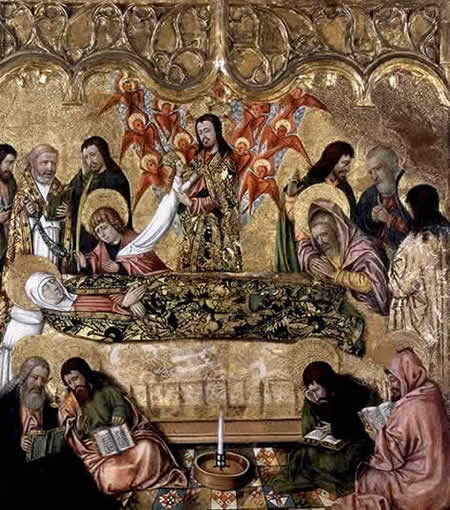 Pintura renacentista religiosa por el español Reixach.