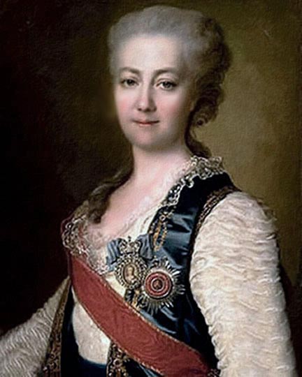 Princesa rusa pintada por Levitzky.